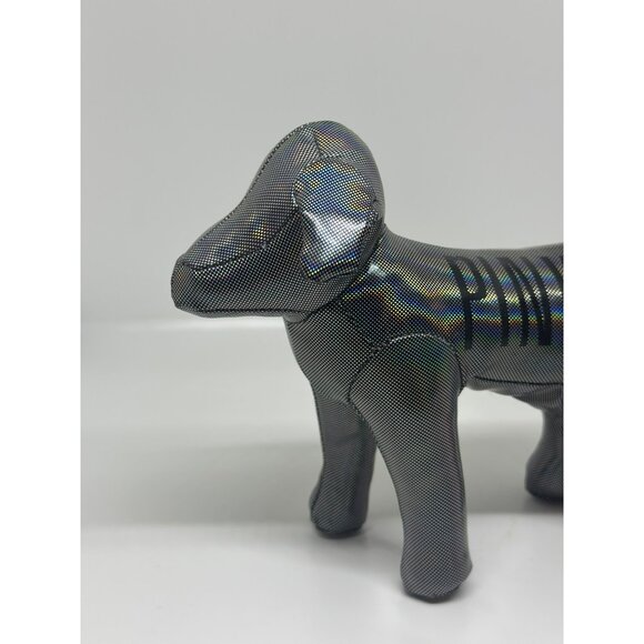 Victoria’s Secret PINK Holographic Logo Dog Plush Figure – Collectible 8" - Picture 3 of 5